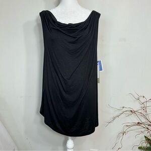 Tee Tahari Sleeveless Drop Neck Top